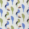Printed Half Panama PERKO Off-White / Vintage Multicolored